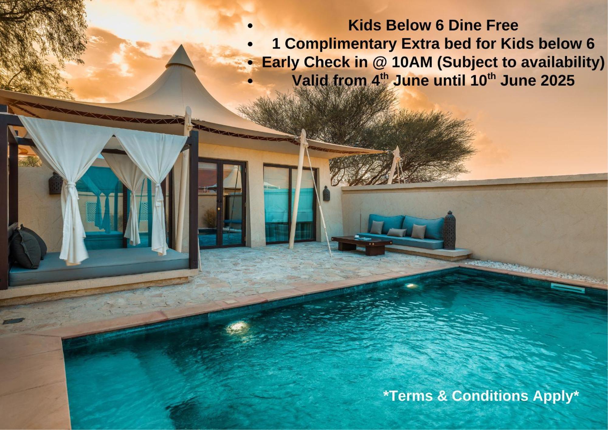 Desert Nights Resort Al Wāşil Exteriör bild